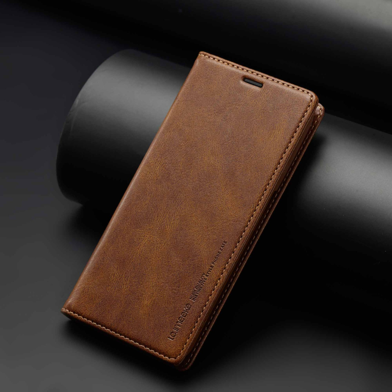 Husa Samsung flip cu slot pentru card și suport, material PU+TPU, închidere magnetică, protecție împotriva căderilor