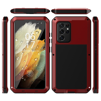 Carcasă din metal pentru Samsung Galaxy S24/S23/S25 Ultra, spate, prelucrată, personalizabilă, disipare căldură, anti-cadere, anti-amprentă