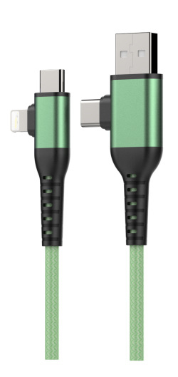 4-u-1 USB-C data kabel s 60W brzim punjenjem, podržava Lightning, OTG i USB-C sučelja
