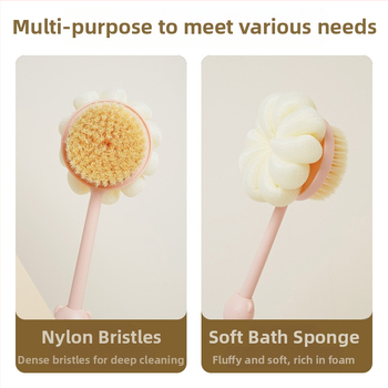 Πολυχρηστική βούρτσα μπάνιου με απαλές τρίχες για μασάζ στην πλάτη - Υλικό PP - Συσκευασία 216