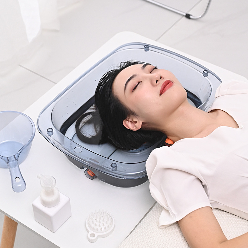 Μπάνιερ για πλύσιμο μαλλιών στο κρεβάτι για ασθενείς και ηλικιωμένους – πλαστικό, διάφανο, 1.47 kg; Μάρκα Ya Jia la