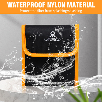uegogo Θήκη Φίλτρων - Μεταφορική, Αδιάβροχη και Ανθεκτική στους Κραδασμούς, Υφασμάτινη, 60 g, Γενική Συμβατότητα