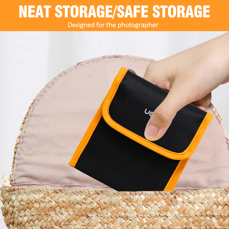 uegogo Θήκη Φίλτρων - Μεταφορική, Αδιάβροχη και Ανθεκτική στους Κραδασμούς, Υφασμάτινη, 60 g, Γενική Συμβατότητα