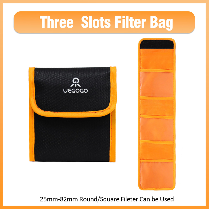 uegogo Θήκη Φίλτρων - Μεταφορική, Αδιάβροχη και Ανθεκτική στους Κραδασμούς, Υφασμάτινη, 60 g, Γενική Συμβατότητα