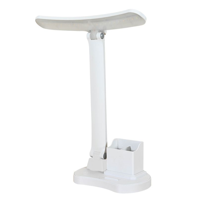 LED γραφείο λαμπτήρας με αφής διακόπτη, CRI ≥95, φωτισμός επιπέδου National AA, πλαστικό κάλυμμα, ενσωματωμένη επαναφορτιζόμενη μπαταρία