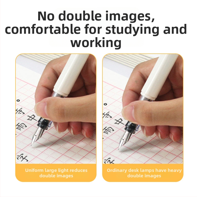 Клип-лампа LED за защита на очите – настолна лампа с USB презареждане, вградена литиева батерия и сензорно управление.