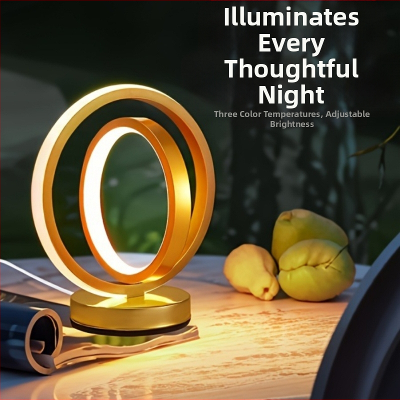 Aliuminio meno žemės naktinė lemputė barui, miegamajam ir svetainei — kūrybingas stilius, EU CE sertifikatas, naktinė lemputė, mokymosi lemputė, atmosferos šviesa — Looking at life