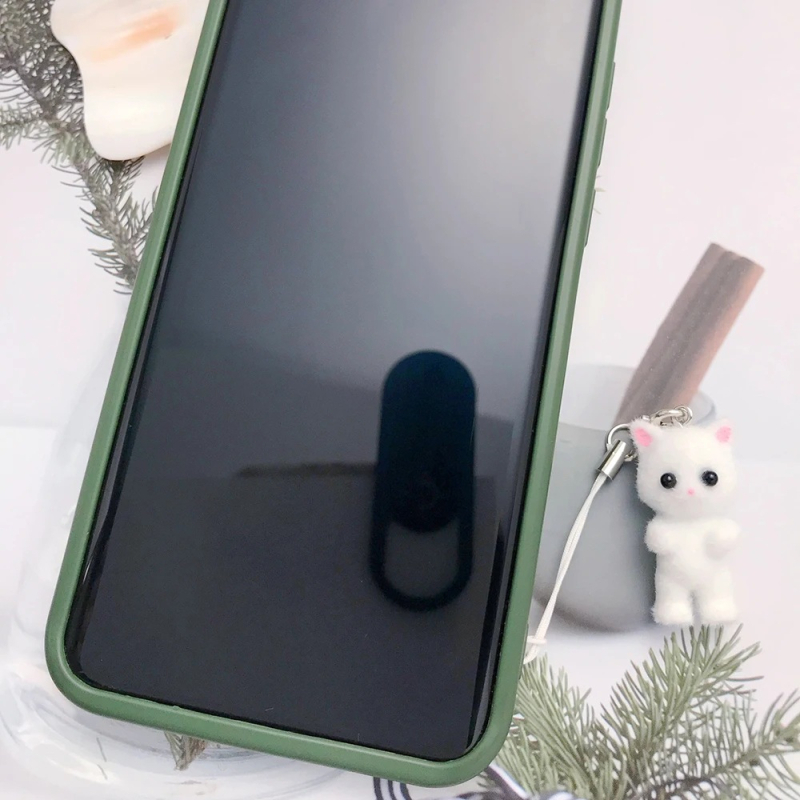 Котешки висулки за телефон в корейски стил, с флокинг материал, свеж и сладък стил, есенно издание 2024