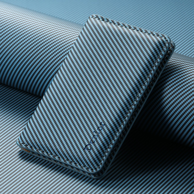 Denior Suport MagSafe pentru iPhone 12–16 — Piele sintetică, stil portofel, suport pentru carduri, funcție stand