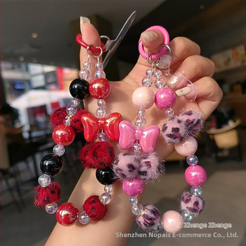 Телефонен ланярд - ръчно изработен, марка Zhenge, стил женски, материал на въжето: друго, катарама: метална