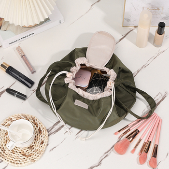 Козметична чанта с връзка – Oxford плат, дишаща и водоустойчива, разширяваща се конструкция, подплата полиестер, унисекс за пътувания