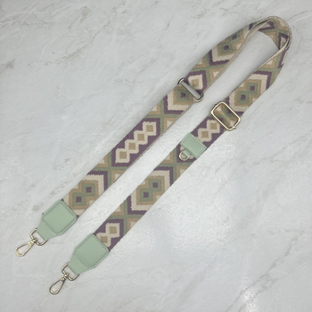 Gold Sand poliesterio pečių dirželis su geometriniu raštu — kvėpuojantis, ultra lengvas, sumažina apkrovą