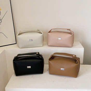 PU козметична чанта, урбан минималистичен стил, подплата от полиестер