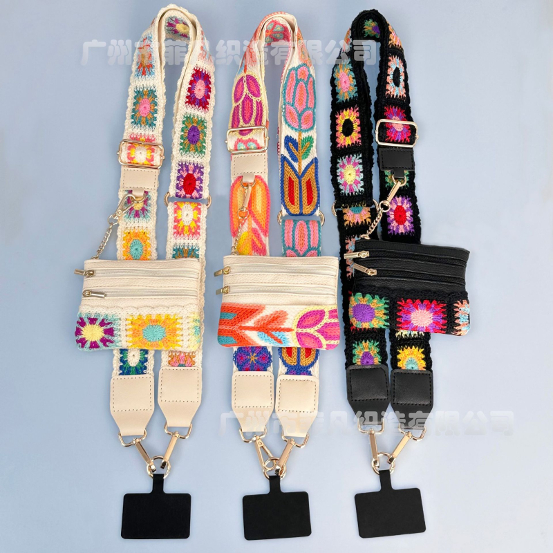 Fifan poliesterio pečių krepšys su gėlėtu raštu, ultra lengvas, vasara 2024