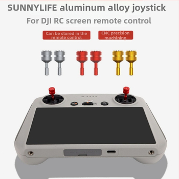 Metāla džojists DJI Mini 3 / Mini 3 Pro RC tālvadībai ar uzglabāšanas funkciju