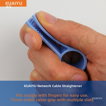 Устройство за развиване и изправяне на мрежов кабел за двойно усукан кабел и RJ45 конектор