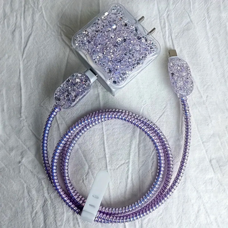 TPU защитен калъф за Apple 20W зарядно, минималистичен дизайн, защитна обвивка, индивидуално опаковано