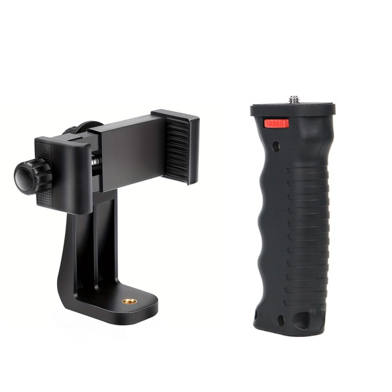 Tālruņa līdzsvara turētājs ar 360° rotējošu klipu iekšējai un ārējai fotografēšanai — bez Bluetooth, bez attālināšanas, apstiprināta privātā zīmola