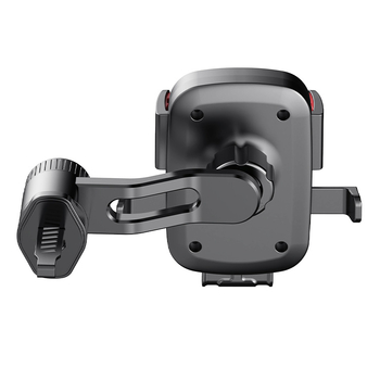 Универсален автомобилен държач за въздушен канал с удължителна пръчка, пластмасова конструкция, автоматично заключване и навигационен кронштейн