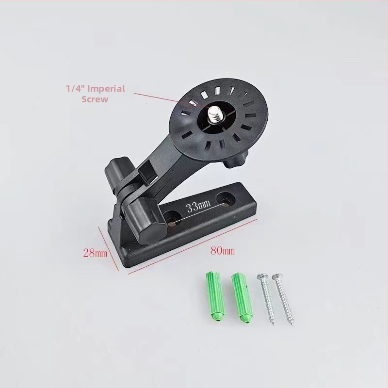 Стойка за камера с пан-tilt за стенен монтаж, ABS, модел 204x, 360° въртене