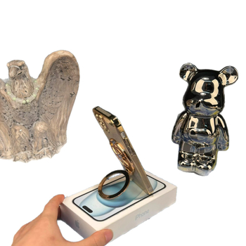 Izturīgs telefona korpuss ar rotējošu giros turētāju, elektroplēšana, elpojošs siltuma izkliedes režģis, izturīgs pret kritieniem iPhone 14 Pro Max