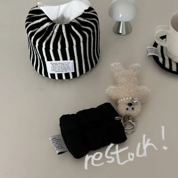 Novčanik za sitne novčiće, poliester, točkasti uzorak i srca, urbano minimalistički stil, unisex