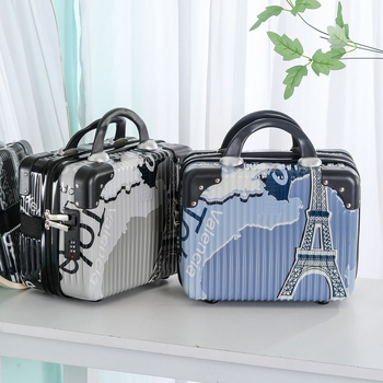 Θήκη ταξιδιού με σκληρό περίβλημα ABS, κλείδωμα με κωδικό, αδιάβροχη και ανθεκτική στις γρατσουνιές, εσωτερικές τσέπες και οργανωτής