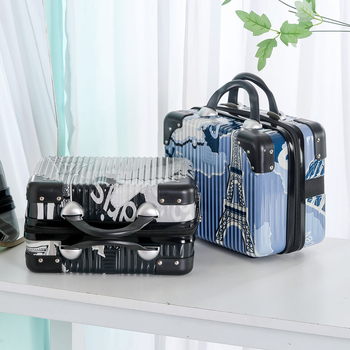 Θήκη ταξιδιού με σκληρό περίβλημα ABS, κλείδωμα με κωδικό, αδιάβροχη και ανθεκτική στις γρατσουνιές, εσωτερικές τσέπες και οργανωτής