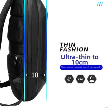 Leastat Λεπτό σακίδιο για φορητό υπολογιστή – επιχειρηματικές μετακινήσεις, 20-35L, Oxford ύφασμα, αδιάβροχο, ανθεκτικό στη φθορά, επεκτειόμενο