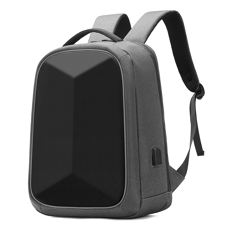 Keményhéjú e-sport hátizsák 15 hüvelykes laptophoz, nylon, légpárnás vállpánt, kapacitás 20 L alatt