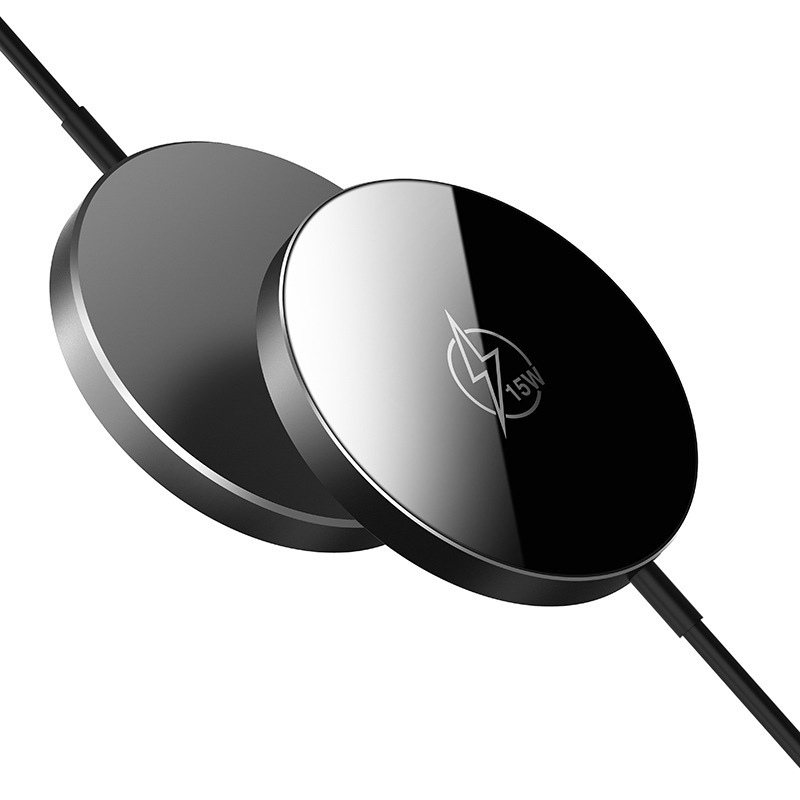 Curry Nari magnētiskais bezvadu lādētājs iPhone – 15W MagSafe, PD ātrā uzlāde, 18W kopējā jauda