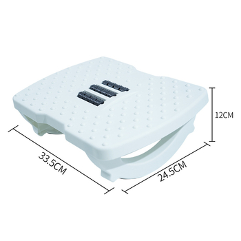 Подложка за крак под бюрото, антихлъзгаща се люлееща се табуретка, пластмасова с PP пълнеж, персонализируема, модел Shake upgraded pedal