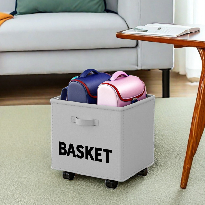 Pod-stolna skladišna kolica s kotačićima, čelični okvir, 600D Oxford tkanina, model 01b1218, set od 30 komada, moderni minimalistički stil