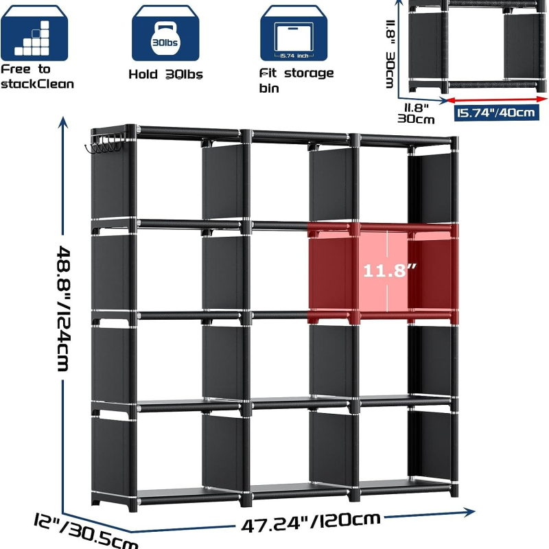 Полица за книги - железна конструкция, модерен минималистичен стил, OEM лого, финално покритие от нетъкан текстил, нерегулируема преграда