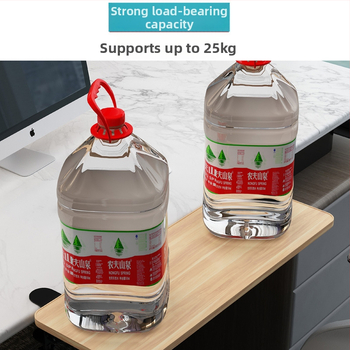 Επέκταση γραφείου με υποβράχιο - πτυσσόμενο, χωρίς διάτρηση, 6 στρώσεις από χάλυβα άνθρακα, εγκατάσταση πάνω στο γραφείο, πολλαπλών χρήσεων