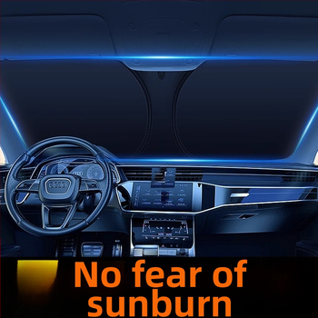 Mairichi automobilio priekinio stiklo saulės skydelis – aliuminio folija, šilumos izoliacija, diegimas kortelės tipo, suderinamas su Peugeot 308/408/508/307/4008