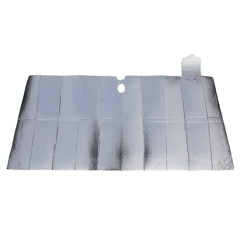 Automobilio saulės skydelis sulankstomas su burbuliniu dizainu, DIY pritaikomas, aliuminio folijos šilumos izoliacijai, priekinis skydas (320 g)