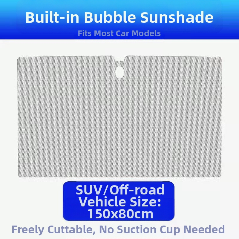 Automobilio saulės skydelis sulankstomas su burbuliniu dizainu, DIY pritaikomas, aliuminio folijos šilumos izoliacijai, priekinis skydas (320 g)