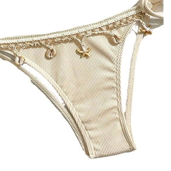 Seksi bikini s vezanjem oko vrata, trokutasti košarice, podstava od spandeksa, poliester materijal