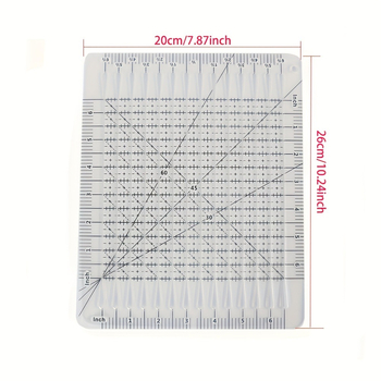 Центриращ детектор за токарски операции — кръгъл акрилен измервателен инструмент за дърво