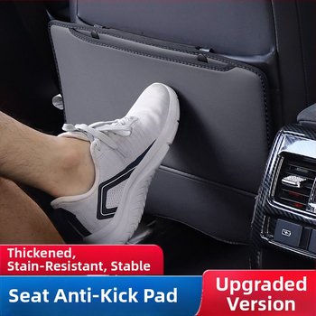 Анти-ударна подложка за облегалката на седалката с джоб за съхранение, кожа, персонализирана, автомобилно лого
