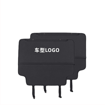 Анти-ударна подложка за облегалката на седалката с джоб за съхранение, кожа, персонализирана, автомобилно лого