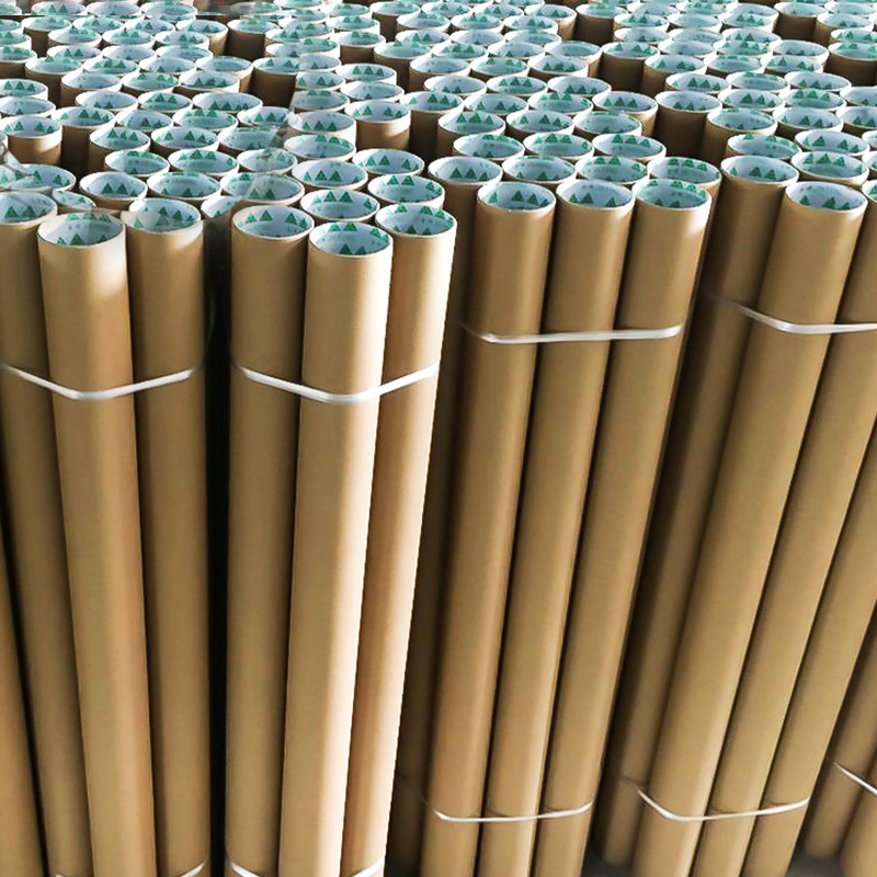 Тръба от крафт хартия A206 – Универсално опаковане, печат на лого възможен, персонализация