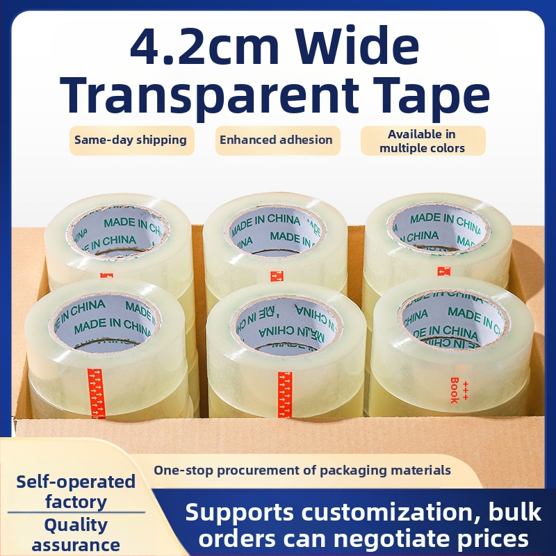 Ταινία συσκευασίας με φιλμ BOPP, πάχος 52 μm, κόλλα με βάση το νερό, δυνατή πρόσφυση, εύρος θερμοκρασίας -20 έως 40°C