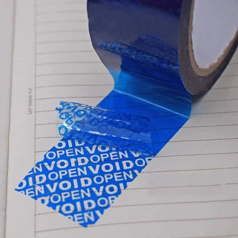 Pakavimo juosta nuo klastojimo su pritaikytu žodžio turiniu, apsauga nuo klastojimo ir atrašymo, storis 50 μm, Bopp pagrindas, tepalas aliejaus pagrindu, 12N klampumas, statinis slydimo laikas 1440 min