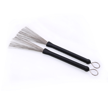 Αξεσουάρ τυμπάνων JD-134 – ραβδιά από μπαμπού, σφενδάμι και ατσάλι με βούρτσα μεταλλικού σύρματος, βελούδινο σακίδιο αποθήκευσης, στήριγμα για κρουστά