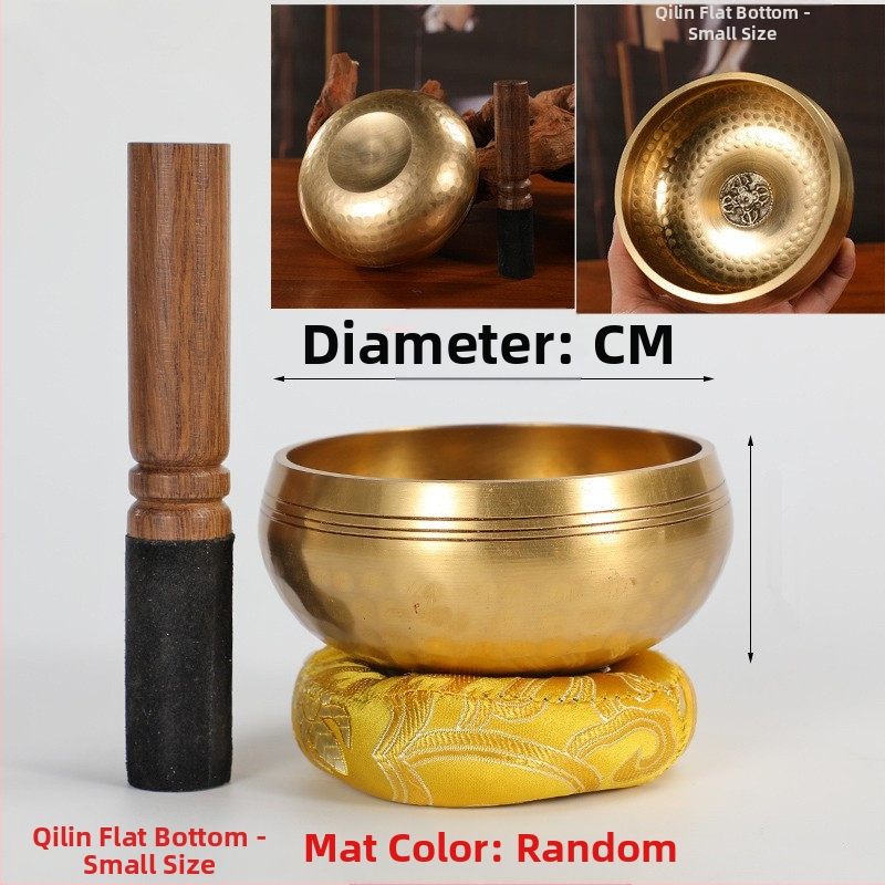 Χαλκός Τραγουδιστή Κούπα με Διασταυρούμενο Σφυρί, Χειροποίητο Βουδιστικό Κύπελλο Διαλογισμού, Έθνικ Στυλ