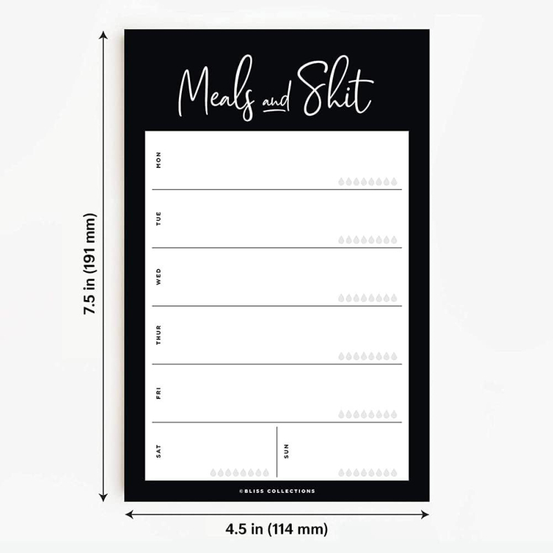 Μαγνητικό σημειωματάριο ψυγείου – μινιμαλιστικός σχεδιασμός για προγραμματισμό, χαρτί.