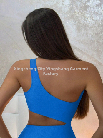 Γυναικείο ολόσωμο μαγιό: χωρίς μανίκια, χωρίς πλάτη, επένδυση στήθους, γρήγορο στέγνωμα, υψηλή ελαστικότητα, νάιλον ύφασμα