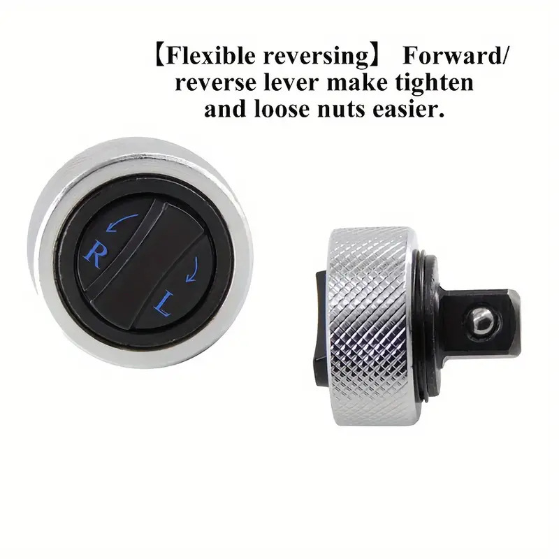 WEELEE 3-частен комплект трещотни ключове, хром-ванадиева стомана, електроплакиране, тегло 0.4